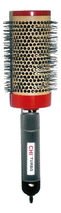 расческа для волос turbo ceramic round nylon brush: large