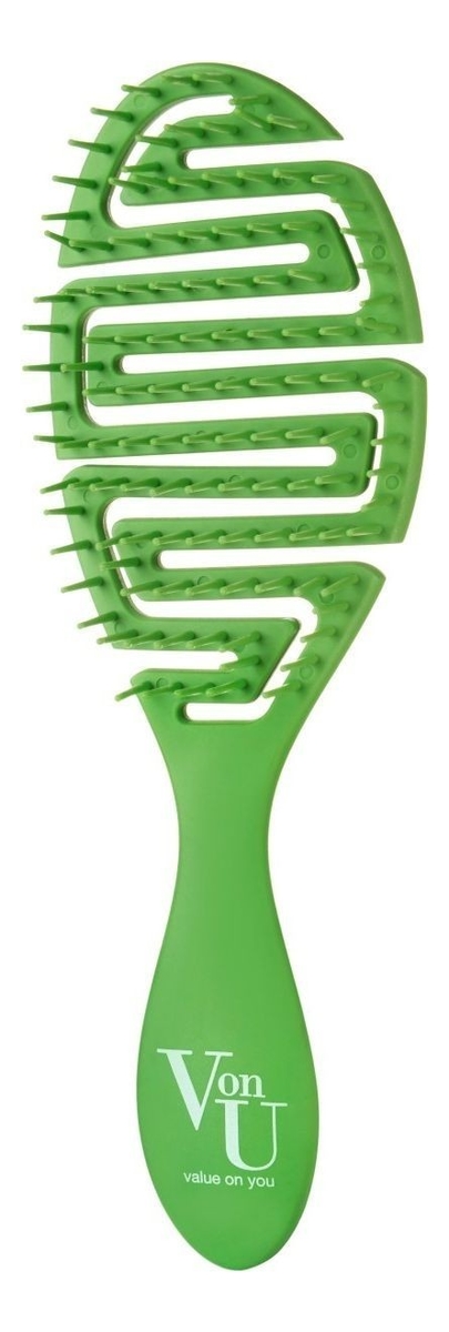расческа для волос spin brush (зеленая)