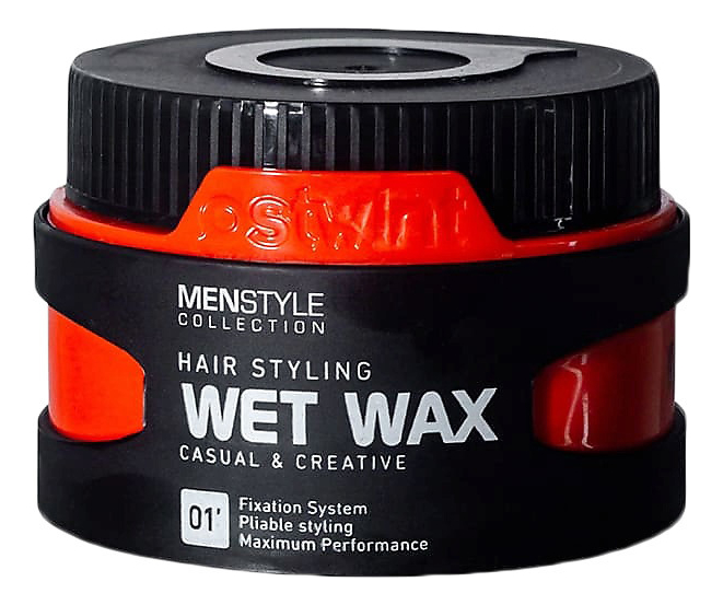воск для укладки волос menstyle wet wax hair styling no01 150мл