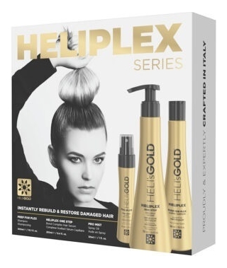набор для волос heliplex series (шампунь 300мл + сыворотка 250мл + масло-спрей 30мл)