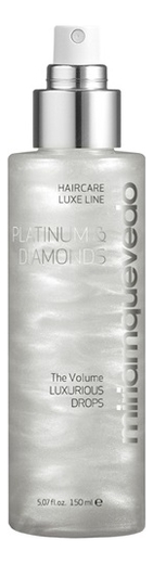 бриллиантовый спрей-люкс для волос с платиной platinum & diamonds the volume luxurious drops: спрей 150мл