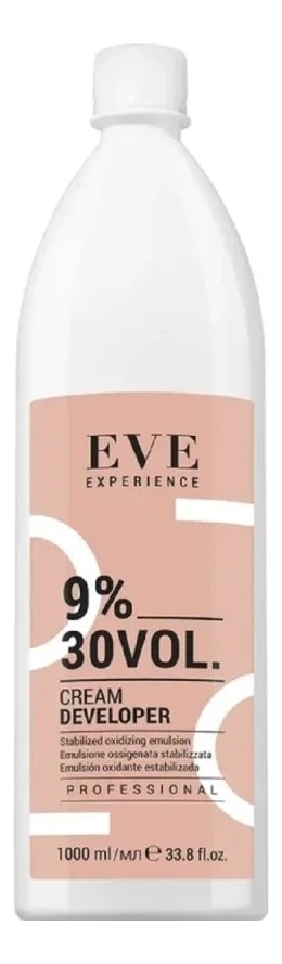 окисляющая эмульсия eve experience cream developer 1000мл: крем 9%