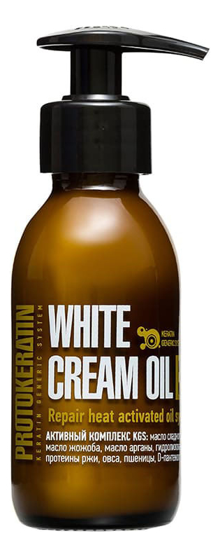восстанавливающее крем-масло для волос repair white cream oil 100мл