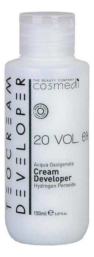 крем-проявитель для окрашивания волос color cream developer 6% (20 vol): крем-проявитель 150мл