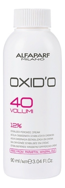 крем-окислитель stabilized peroxide cream free from oxid'o 12% : крем-окислитель 90мл