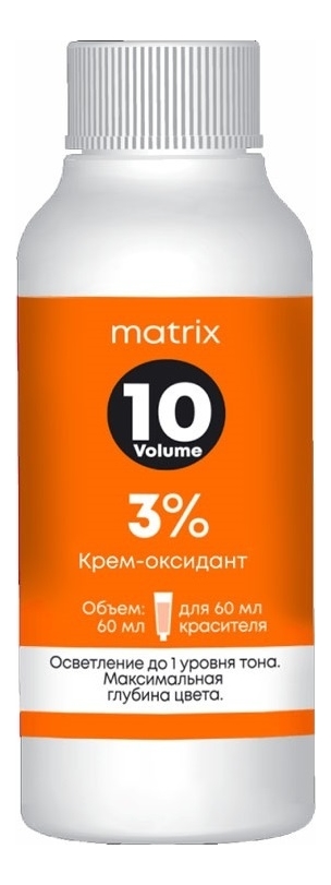 крем-оксидант для окрашивания волос creme oxydant 60мл: крем-оксидант 3%