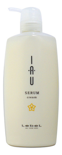 арома-крем для увлажнения и разглаживания волос iau serum cream: арома-крем 600мл