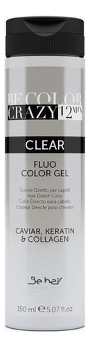 люминесцентный гель-краситель для волос прямого действия be color crazy 12 minute 150мл: clear