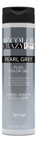 люминесцентный гель-краситель для волос прямого действия be color crazy 12 minute 150мл: pearl grey