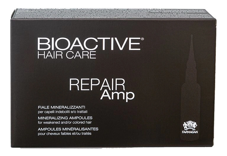 восстанавливающий лосьон для волос с минералами bioactive hair care repair ampoules 10*10мл