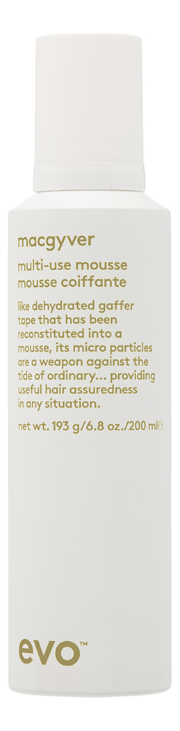 мусс для укладки волос macgyver multi-use mousse: мусс 200мл