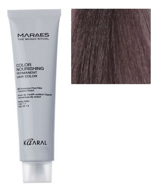 перманентная крем-краска с низким содержанием аммиака maraes color nourishing permanent hair 100мл: 6.5 темный махагоновый блондин