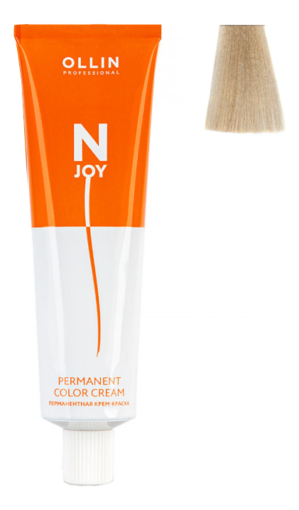 перманентная крем-краска для волос n-joy permanent color cream 100мл: 10/35 светлый блондин золотисто-махагоновый