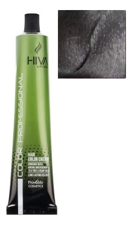 крем-краска для волос hiva hair color cream 100мл: 12.111 ultra intense ash extra platinum blonde