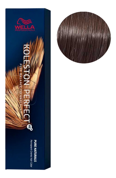 стойкая крем-краска для волос koleston perfect color pure naturals 60мл: 6/00 темный блонд натуральный