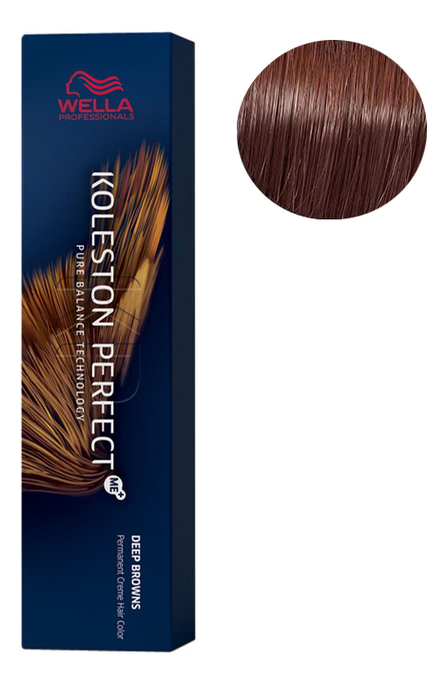 стойкая крем-краска для волос koleston perfect color deep browns 60мл: 6/77 кофе со сливками