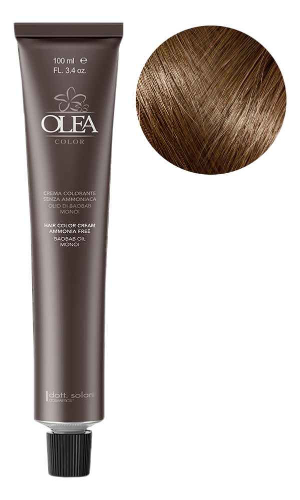 крем-краска для волос без аммиака olea color ammonia free 100мл: 6.31 sand dark blonde