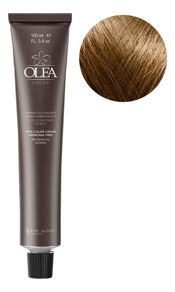 крем-краска для волос без аммиака olea color ammonia free 100мл: 7.51 ice brown blonde