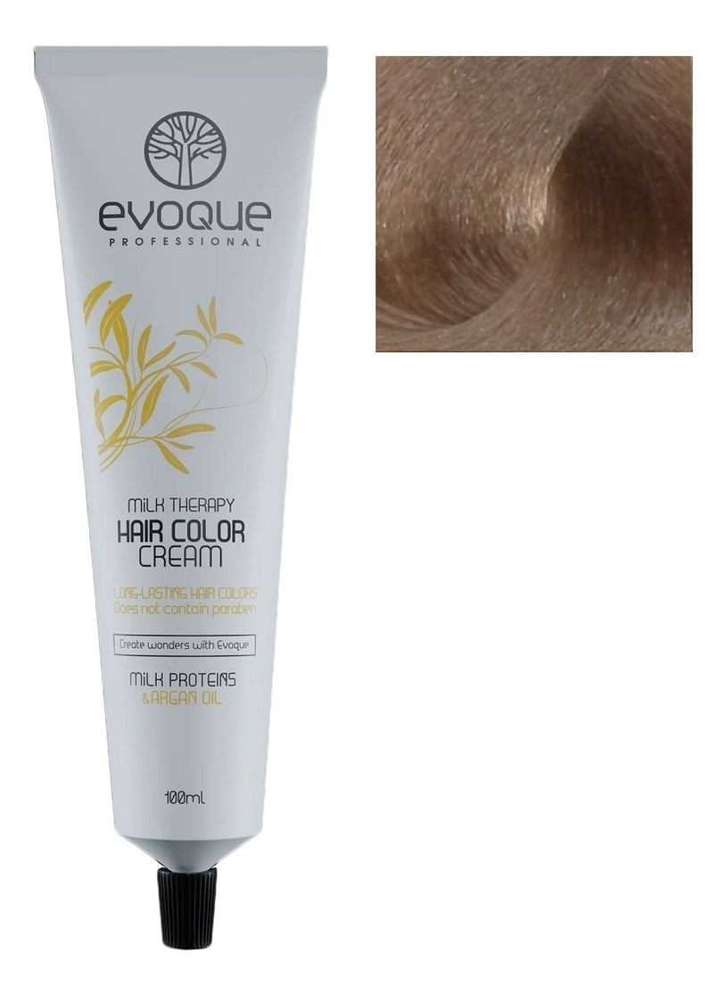 крем-краска для волос milk therapy hair color cream 100мл: 9.32 gold violet very light blonde