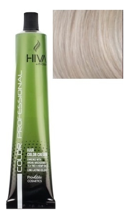 крем-краска для волос hiva hair color cream 100мл: 12.11 intense ash extra platinum blonde