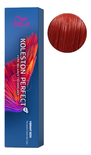 стойкая крем-краска для волос koleston perfect color vibrant reds 60мл: 77/44 вулканический красный