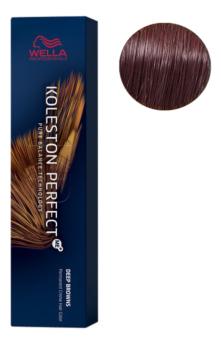 стойкая крем-краска для волос koleston perfect color deep browns 60мл: 5/75 темный палисандр