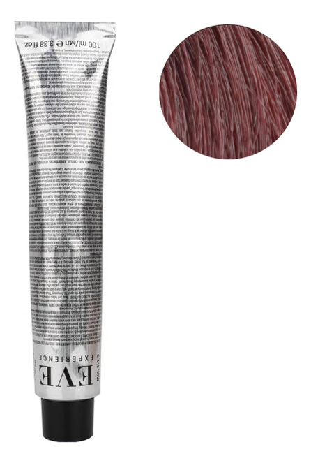 крем-краска для волос eve experience color cream 100мл: 6.66 темный блондин насыщенный красный
