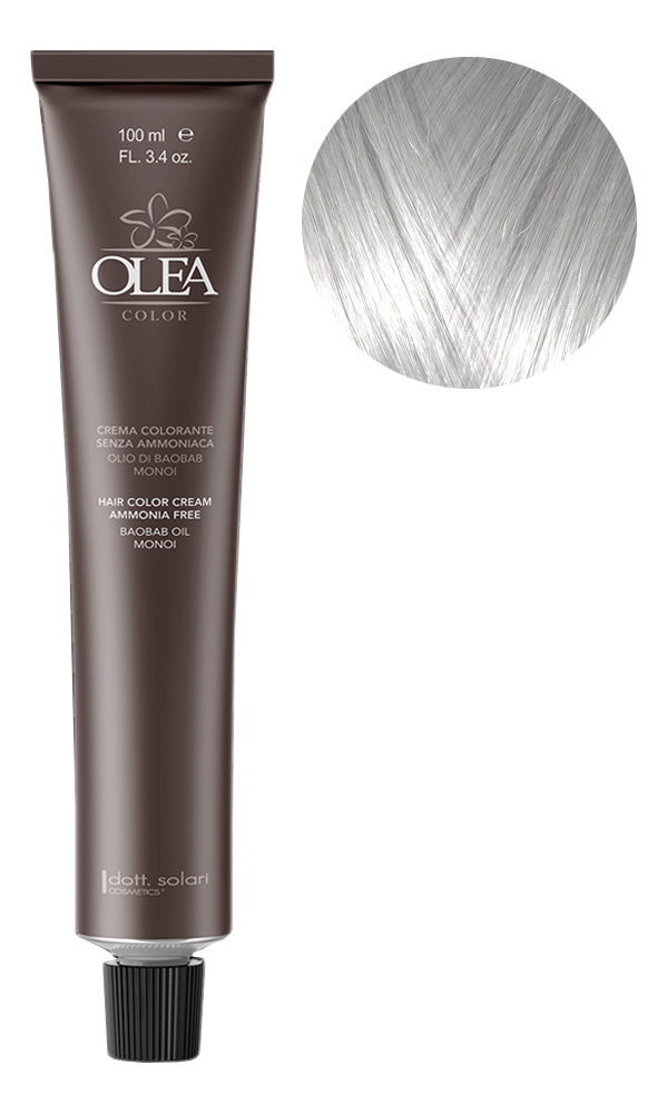 крем-краска для волос без аммиака olea color ammonia free 100мл: 10.11 titanium platinum
