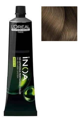 безаммиачная краска для волос inoa oil delivery system 60г: 8.12 светлый блондин пепельно-перламутровый