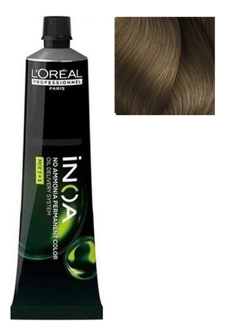 безаммиачная краска для волос inoa oil delivery system 60г: 8.13 светлый блондин пепельный золотистый