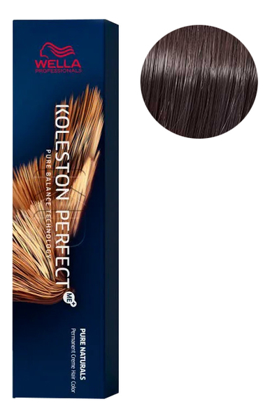 стойкая крем-краска для волос koleston perfect color pure naturals 60мл: 4/07 сакура