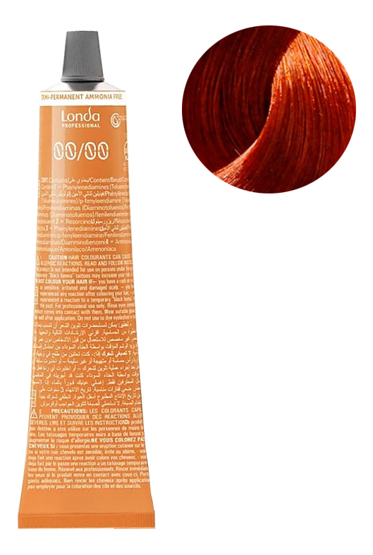 крем-краска для интенсивного тонирования волос ammonia free 60мл: 7/43 блонд медно-золотистый