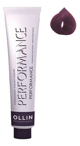 перманентная крем-краска для волос performance permanent color cream 60мл: 0/25 фиолетово-махагоновый