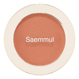 однотонные румяна saemmul single blusher 5г: be02 flash beige