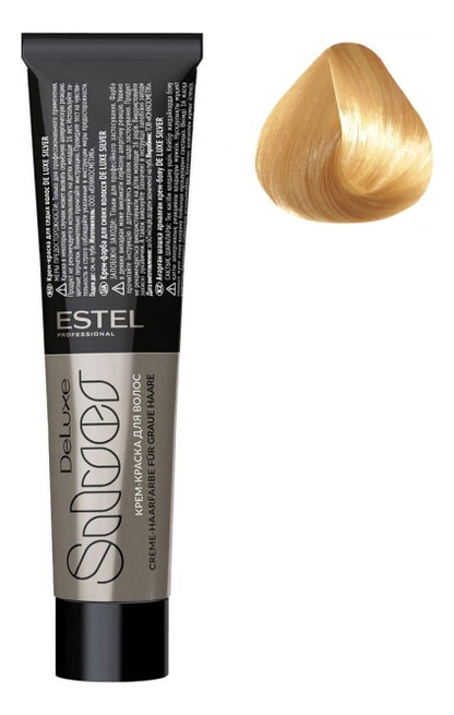 крем-краска для седых волос de luxe silver 60мл: 9/75 блондин коричнево-красный