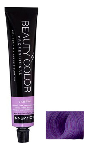стойкая крем-краска для волос beauty color professional pastels 70мл: 9.5/28 amethyst