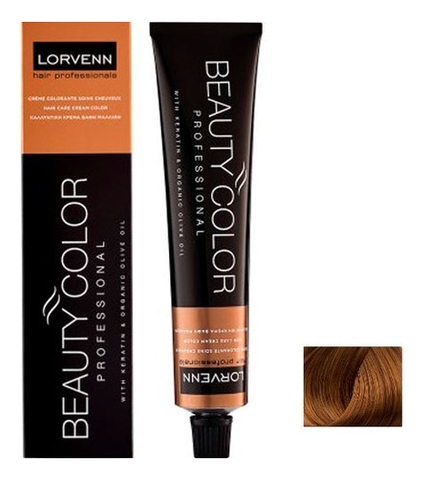 стойкая крем-краска для волос beauty color professional 70мл: 7.07 natural blond coffee