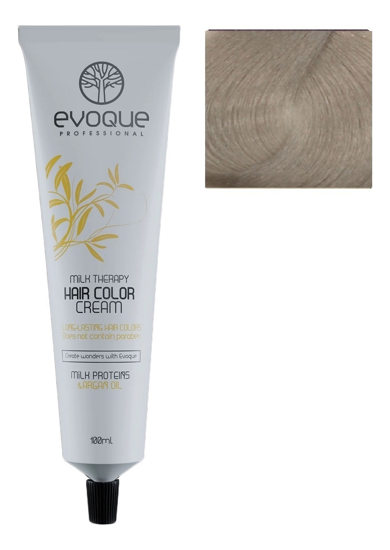 крем-краска для волос milk therapy hair color cream 100мл: 12.1 platinum blonde