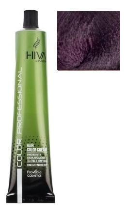 крем-краска для волос hiva hair color cream 100мл: 7.22 intense violet blonde
