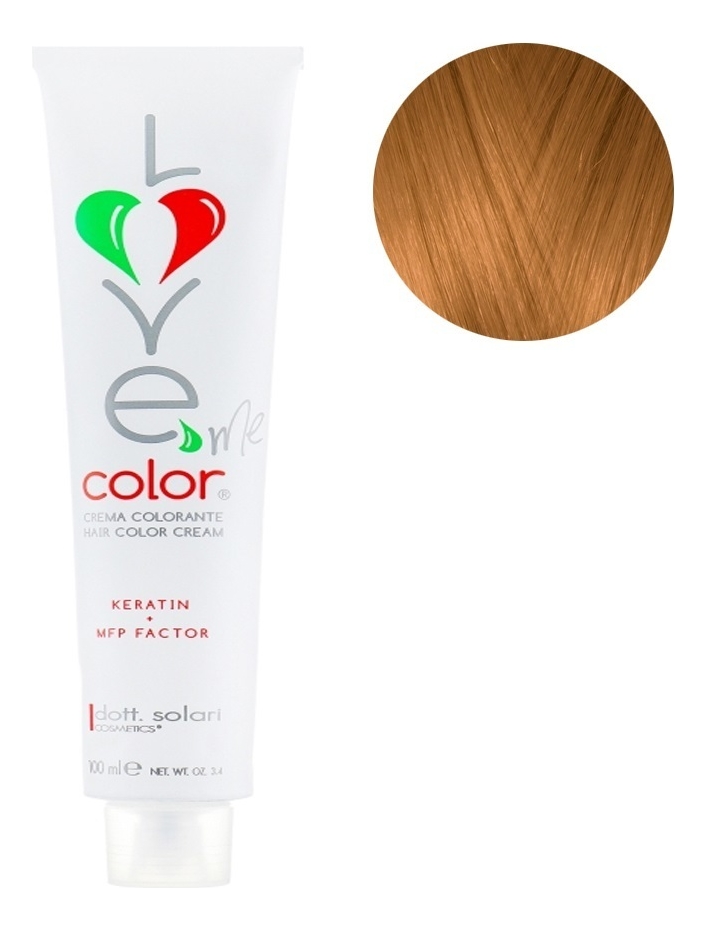 крем-краска для волос love me color cream 100мл: 9.3 экстра светло-русый золотистый