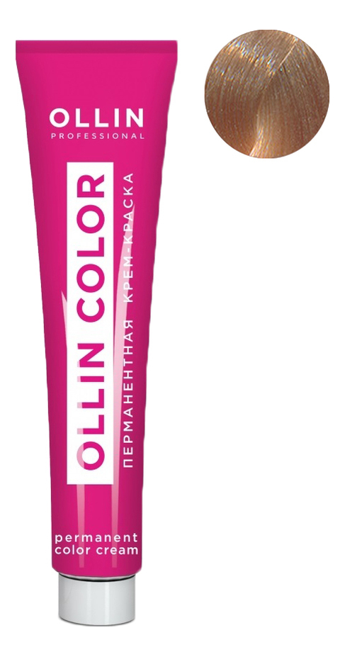 перманентная крем-краска для волос ollin color 60мл: 10/5 светлый блондин махагоновый