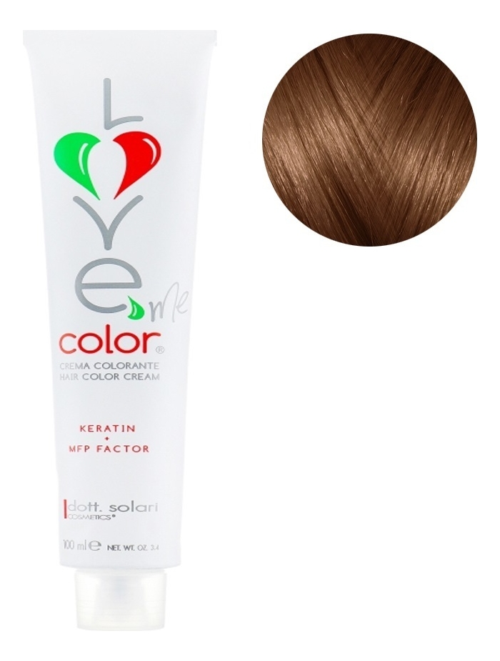 крем-краска для волос love me color cream 100мл: 8.003 светло-русый натуральный