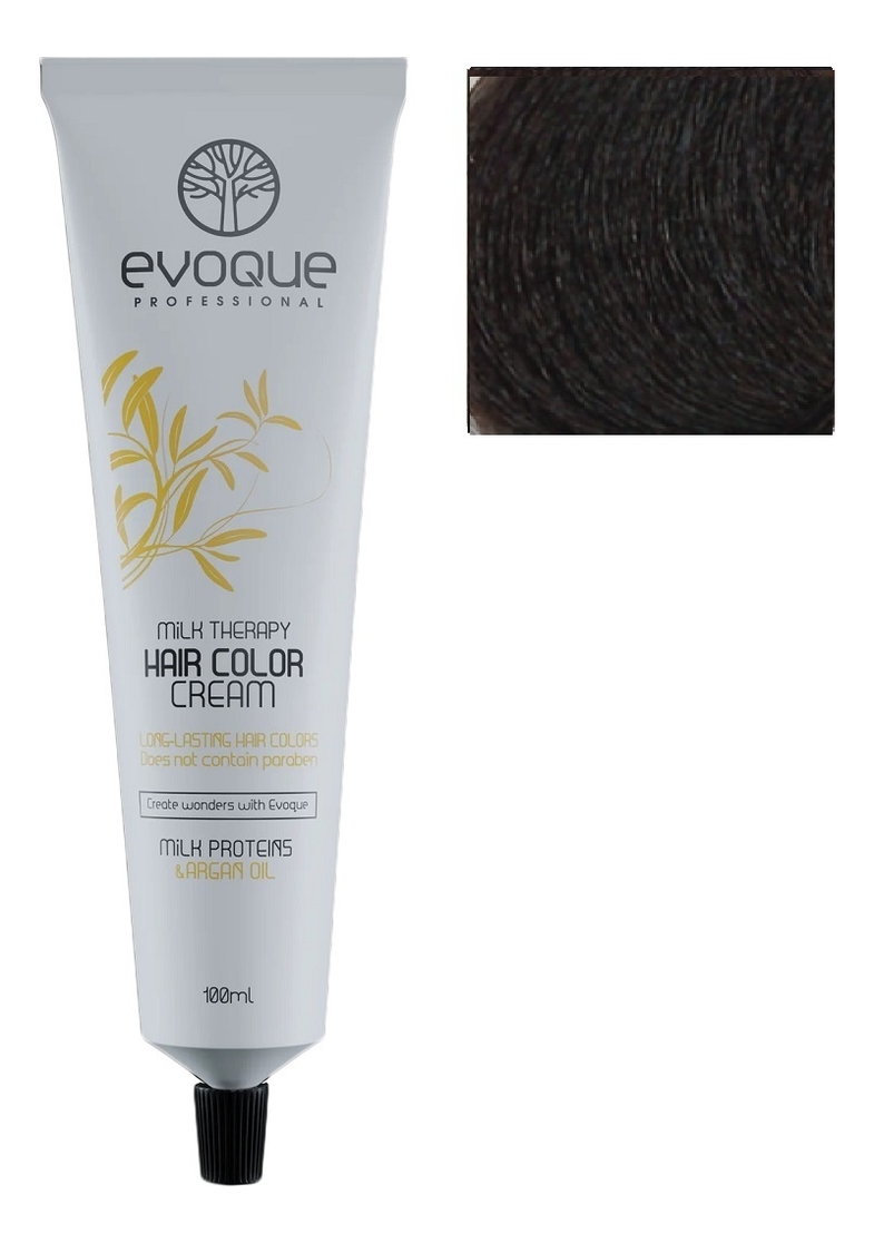 крем-краска для волос milk therapy hair color cream 100мл: 5 light brown