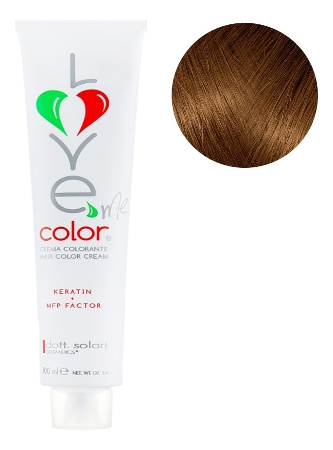 крем-краска для волос love me color cream 100мл: 8.3 светло-русый золотистый