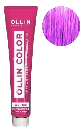 перманентная крем-краска для волос ollin color fashion 60мл: экстра-интенсивный фиолетовый