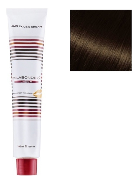 крем-краска для волос color 100мл: 4.77 интенсивно-коричневый средний каштан