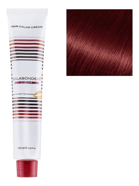 крем-краска для волос color 100мл: 6.65 темный блондин красный махагон