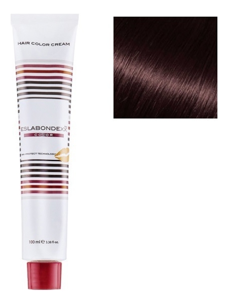 крем-краска для волос color 100мл: 5.24 светлый каштан ирис медный