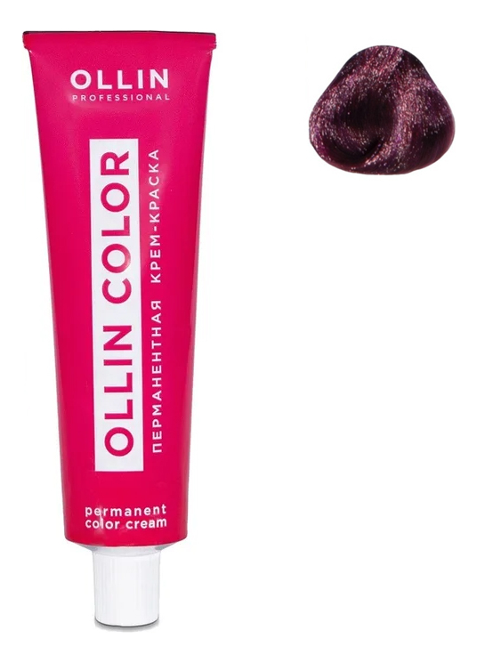 перманентная крем-краска для волос ollin color 100мл: 0/22 корректор фиолетовый