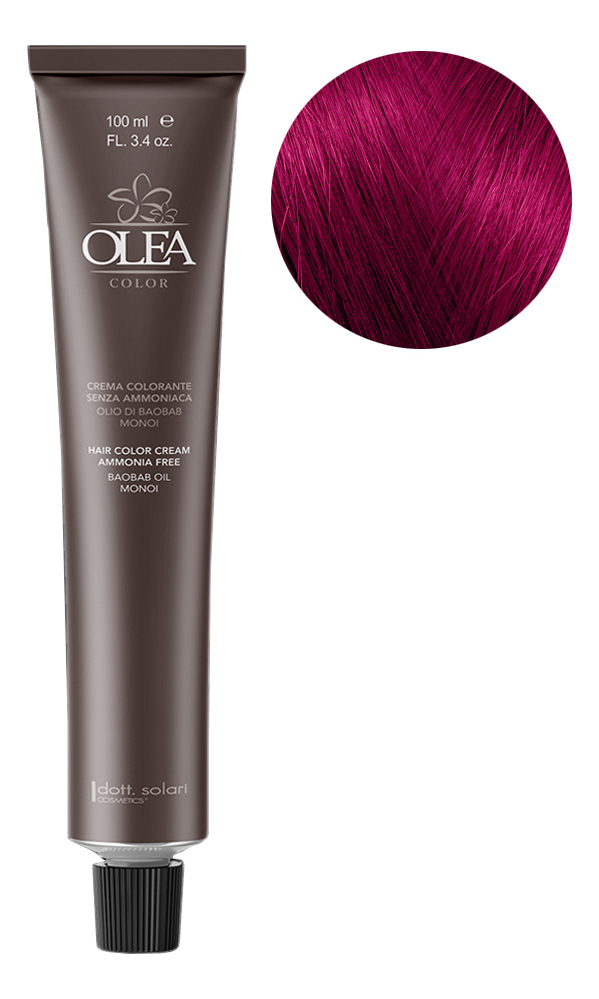 крем-краска для волос без аммиака olea color ammonia free 100мл: unicorn